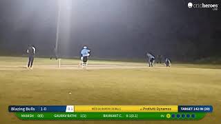 Live Cricket Match  Protiviti Dynamos vs Blazing Bulls  04Oct24 0800 PM 20 overs  Friendship C [upl. by Nitsed]