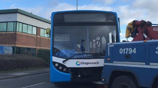 Buses around Farlington Depot  29012022 [upl. by Ahseina]