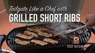 2 FlankenStyle Short Ribs Recipes  Tailgate Like a Chef [upl. by Annaes]