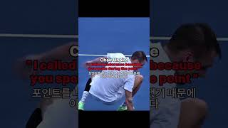 테니스 제 1 규칙  바로 사과하지 말 것  Tennis Rule 1 Dont apologize immediately medvedev [upl. by Anemix17]