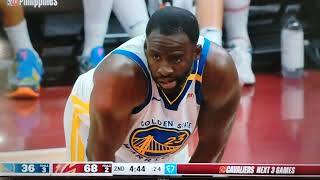 gsw vs cavs last 7mins of 2nd qtr [upl. by Mientao]