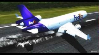 FSX Fedex MD11 [upl. by Ahsienal]