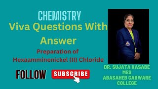 Preparation of Hexaamminenickel II Chloride  viva questionanswer preparation synthesis [upl. by Hsreh]