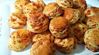 Hungarian Cheese Biscuits Sajtos Pogacsa by Helen M Radics [upl. by Dlonyer]