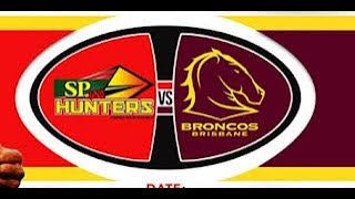 PNG Hunters VS Brisbane Broncos  Tries Only  2018 Trial Match Highlights [upl. by Ocirderf337]