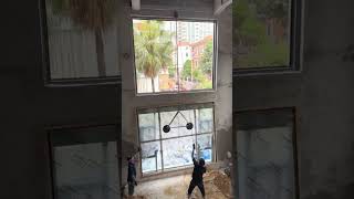 Large window installation process [upl. by Moody368]