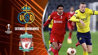 Union SaintGilloise vs Liverpool Extended Highlights  UEL Group Stage MD 6  CBS Sports Golazo [upl. by Barbee]