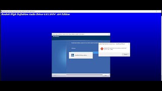 วิธีแก้ลง Realtek high definition audio driver แล้ว Error [upl. by Windzer371]