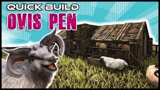 Quick Build  Ovis Pen  Ark Survival [upl. by Aselehc750]