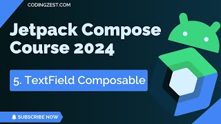 Android Jetpack Compose Tutorial 5  How to Use TextField in Jetpack Compose  CodingZest [upl. by Suoirtemed728]