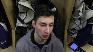 February 24 2018  Anthony Cirelli Postgame [upl. by Ardnosac]