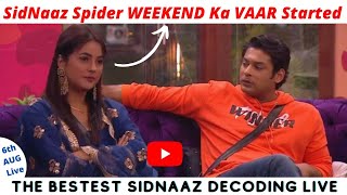 6 AUG SidNaaz Spider Weekend Ka Vaar🔥 Started Epi Day 118 PART 1😍 One of The Best SidNaaz Live❤️ [upl. by Oiramrej]