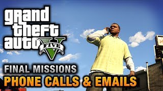 GTA 5  Phone Calls amp Emails after Final Missions [upl. by Welcy610]