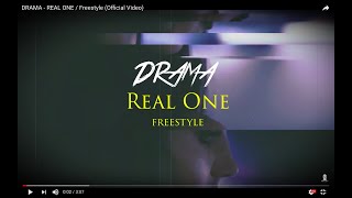 DRAMA71k  REAL ONE  Freestyle Official Video [upl. by Burack]