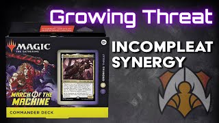 Growing Threat  Precon Chop Shop  March of the Machine  Magic The Gathering [upl. by Siramad]