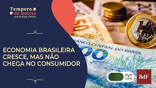 Economia brasileira cresce mas não chega no consumidor  Tempero da Notícia [upl. by Anes]