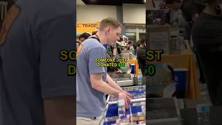 A viewer bought him cards  Pokemon card vendor POV pokemon pokemoncard tcg wholesome [upl. by Greenburg]