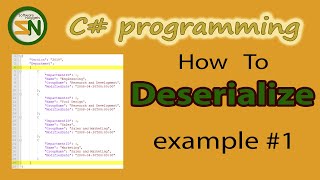 Example 1 How to Deserialize JSON Data into Custom C Class Objects using Newtonsoft [upl. by Bergmann]