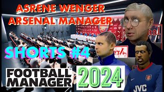 Arsene Wenger  Arsenal Manager Shorts 4 fm24 [upl. by Neisa]