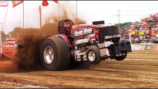 Tractor Truck Pulls 2017 Monroe County Fair Pull NTPA [upl. by Waxman]