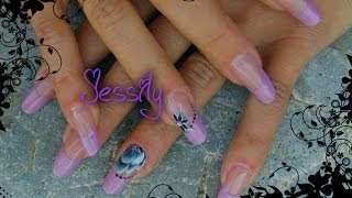 ongle en gel quotfrench en reverse autre techniquequot [upl. by Baruch]