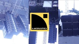 lacoustics Line Array Speaker Demo  Musik Manila 2018 [upl. by Rogerg]