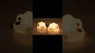 LED Night Lights Cute Sheep Panda Rabbit Silicone Lamp USB Rechargeable Timing Bedside nightlight [upl. by Zulema500]