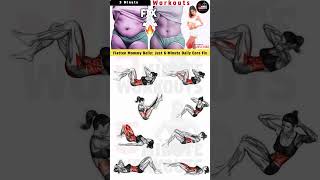 Flatten Mommy Belly Just 6Minute Daily Core Fix By 5 Minute Workouts [upl. by Ayel]