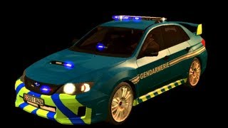 GTA IV Mods French  SUBARU  GENDARMERIE NATIONALE [upl. by Pierrepont]