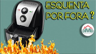 Teste de Calor por Fora da Fritadeira Air Fryer Mondial AF55 [upl. by Esilehs642]