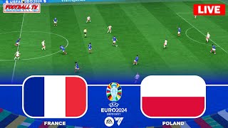 FRANCE vs POLAND  UEFA EURO 2024  Group Stage  Full Match All Goals  FC 24 Gameplay Video [upl. by Jenna]