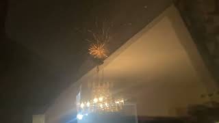 Quick Clip of Fireworks at 947 pm part 2 7524 [upl. by Calandria]