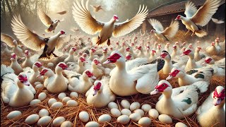 Raising Millions Of Muscovy Ducks And Harvesting Muscovy Duck Eggs [upl. by Mirella]