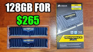 Corsair Vengeance LPX 128GB DDR4 Ram  Unboxing and Review [upl. by Stephani603]