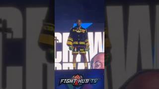 Terence Crawford LEGENDARY ring walk for Madrimov [upl. by Ahsenrad]