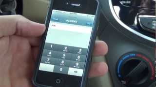 How To Sync An iPhone Via Bluetooth In A 2013 Hyundai Accent  Morries 394 Hyundai [upl. by Nudnarb]