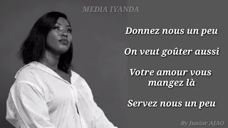 ROSELINE LAYO  DONNEZ NOUS UN PEU ParolesLyrics [upl. by Delia]