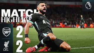 Late Salah Leveller in London  Arsenal 22 Liverpool  Highlights [upl. by Olfe]