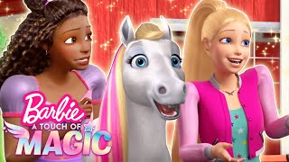 Barbies Pegasus läuft frei herum  Barbie Ein Verborgener Zauber [upl. by Cloots]