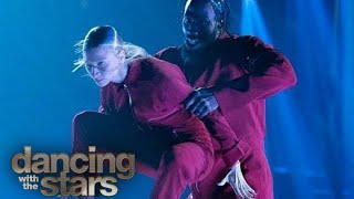 Iman Shumpert and Daniellas Contemporary Week 06  Dancing with the Stars Season 30 [upl. by Tamar]