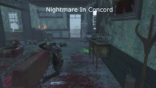 Fallout 4 Mod  Nightmare in Concord [upl. by Brinkema159]