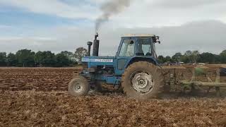 Ford 9700 ploughing at the quotFIeld of Friendsquot event 2024 [upl. by Gilbart795]