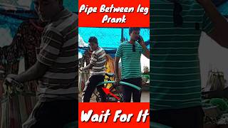 Pipe Between Legs Prank shorts [upl. by Ahsaei]