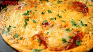 Chorizo Cheese Omelet Pizza  Keto Recipes  Headbangers Kitchen [upl. by Stagg]