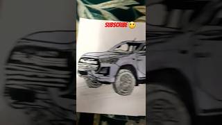 Hilux car drawing subscribenow [upl. by Arnaldo538]