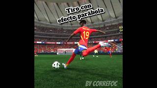 Tiro con EFECTO PARÁBOLA en FC25 [upl. by Tilly]