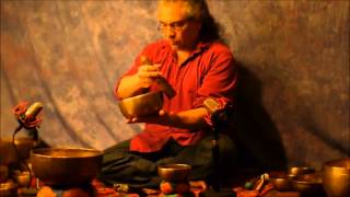 70 minute7 Chakra Continuous Meditation with 21 Antique Tibetan Singing Bowls [upl. by Golda]