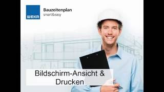 Bauzeitenplan smart amp easy BildschirmAnsicht und Drucken [upl. by Evot389]