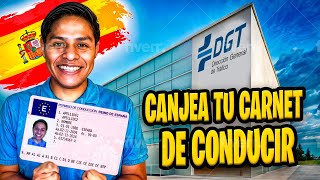 Cómo canjear tu carnet de conducir extranjero en España  Guía 2024 [upl. by Drofyar523]