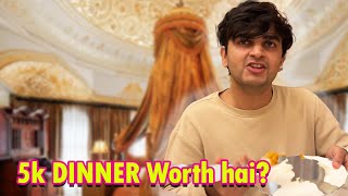 Rs5000 Dinner in Indias Most Expensive Hotel [upl. by Lance]